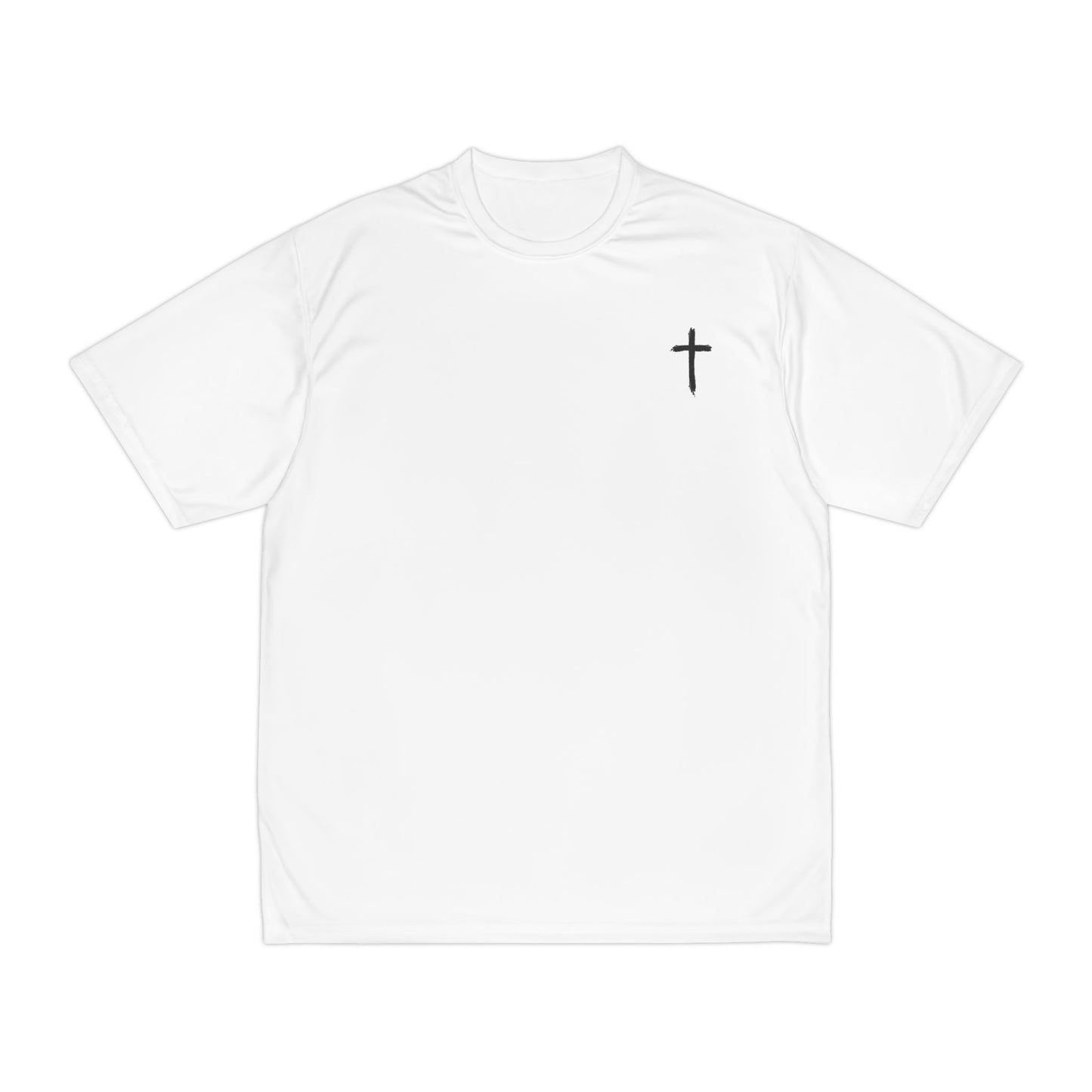 Christian Performance T-Shirt, Gym Shirt, Faith-Based Apparel, Inspirational Workout Tee, Men's Activewear, Gifts for Him