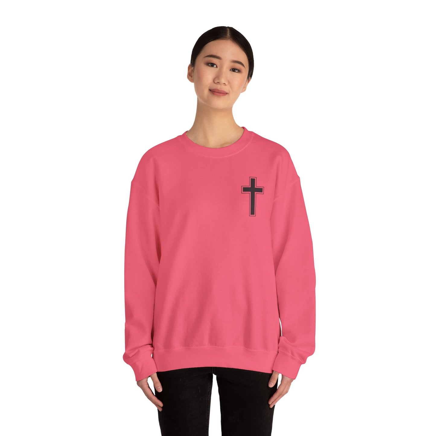 Faith-Inspired Crewneck Sweatshirt | Comfortable & Stylish Christian Apparel, Perfect for Everyday Wear, Inspirational Gifts, Proverbs 31:25