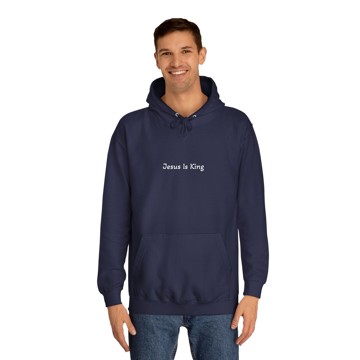 Unisex College Hoodie with Inspirational Design - God is Good, Comfortable Sweatshirt for Students