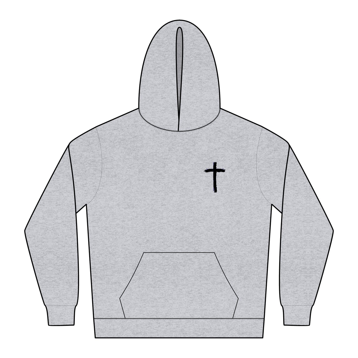 Stylish Faith-Inspired Hoodie, Relaxed Fit Sweatshirt, Christian Apparel, Casual Hoodie, Gift for Believers, Inspirational Outfit