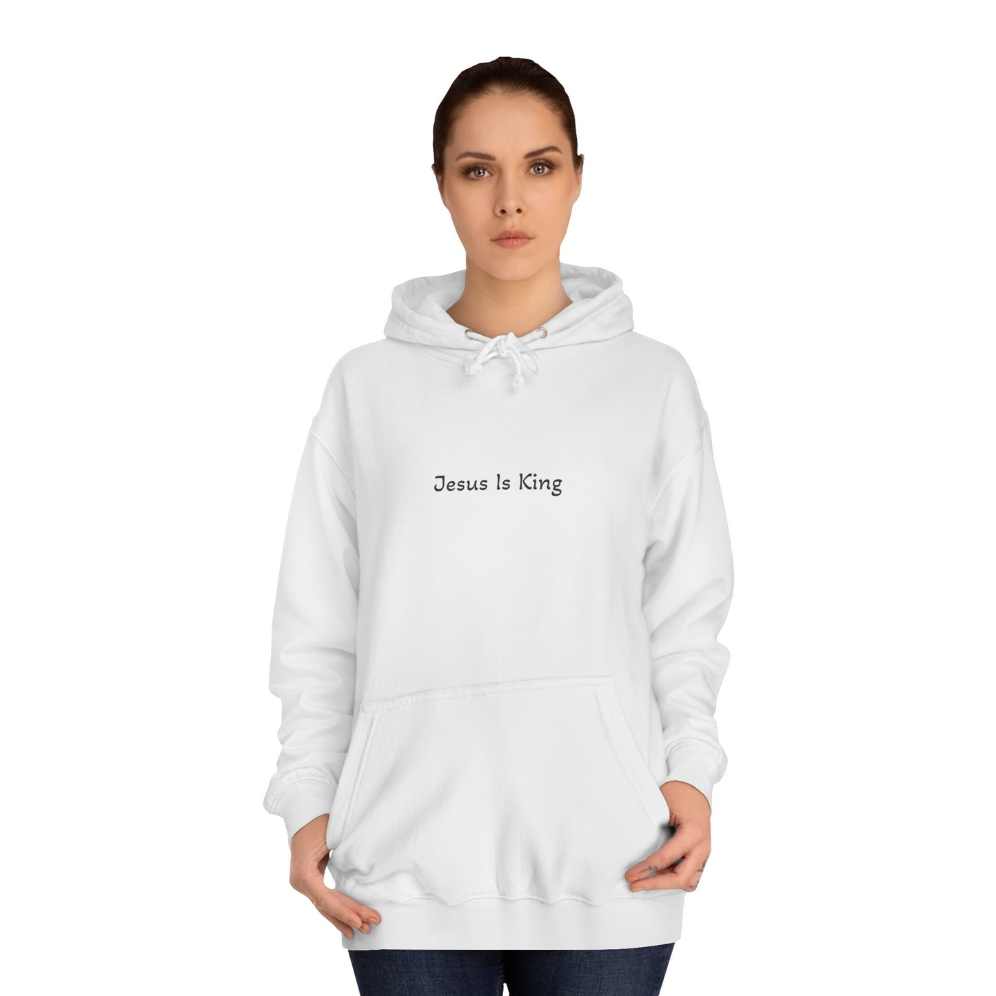Unisex College Hoodie with Inspirational Design - God is Good, Comfortable Sweatshirt for Students