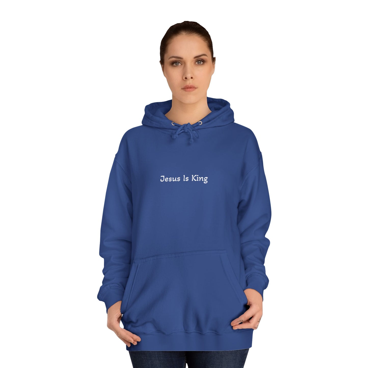 Unisex College Hoodie with Inspirational Design - God is Good, Comfortable Sweatshirt for Students