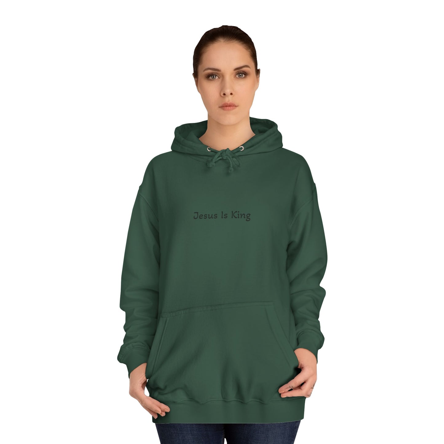 Unisex College Hoodie with Inspirational Design - God is Good, Comfortable Sweatshirt for Students