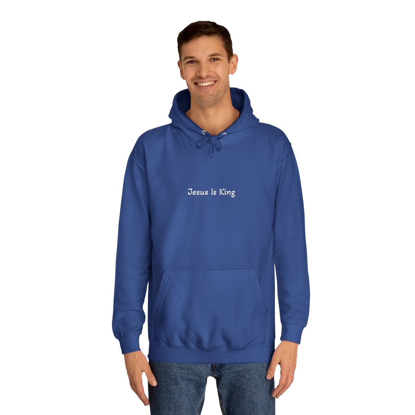 Unisex College Hoodie with Inspirational Design - God is Good, Comfortable Sweatshirt for Students