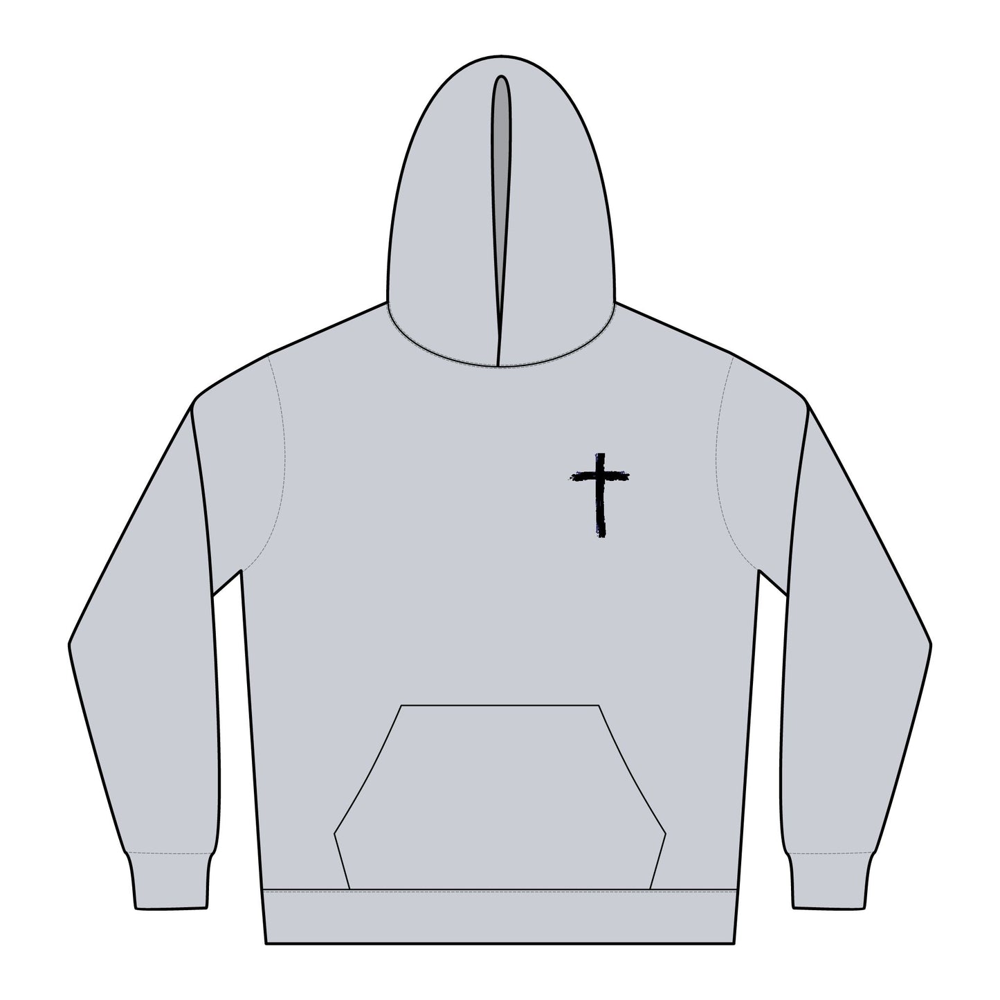 Stylish Faith-Inspired Hoodie, Relaxed Fit Sweatshirt, Christian Apparel, Casual Hoodie, Gift for Believers, Inspirational Outfit