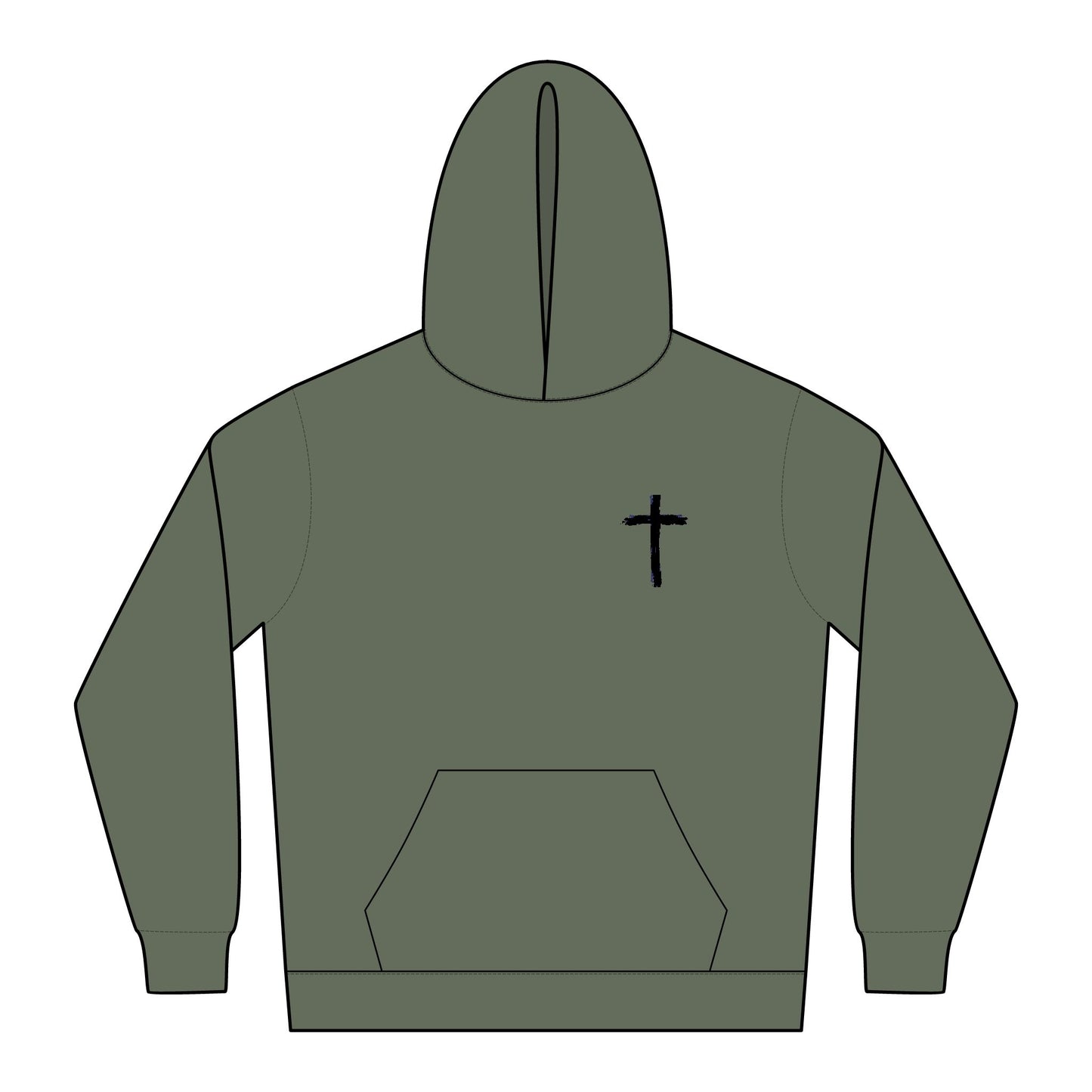 Stylish Faith-Inspired Hoodie, Relaxed Fit Sweatshirt, Christian Apparel, Casual Hoodie, Gift for Believers, Inspirational Outfit