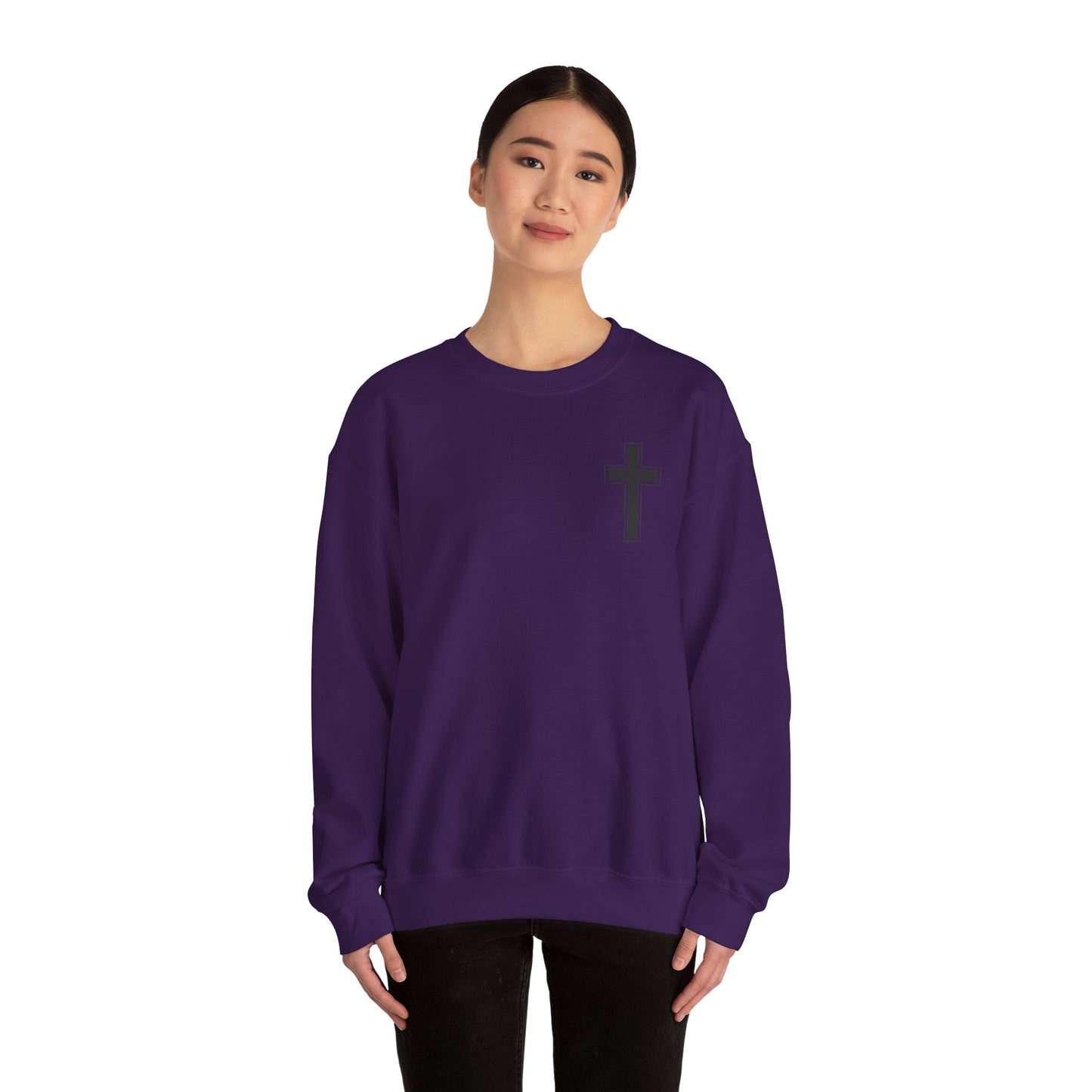 Faith-Inspired Crewneck Sweatshirt | Comfortable & Stylish Christian Apparel, Perfect for Everyday Wear, Inspirational Gifts, Proverbs 31:25