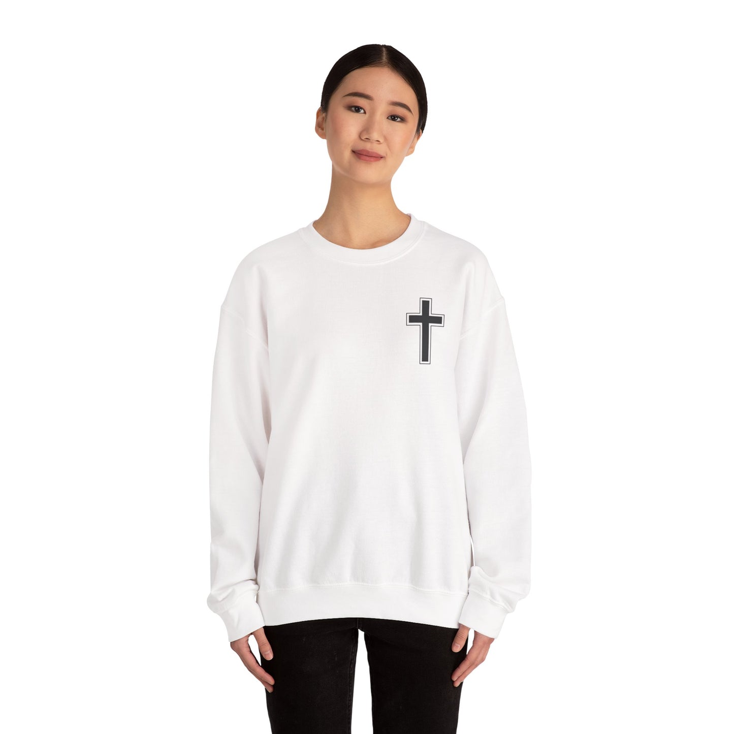 Faith-Inspired Crewneck Sweatshirt | Comfortable & Stylish Christian Apparel, Perfect for Everyday Wear, Inspirational Gifts, Proverbs 31:25