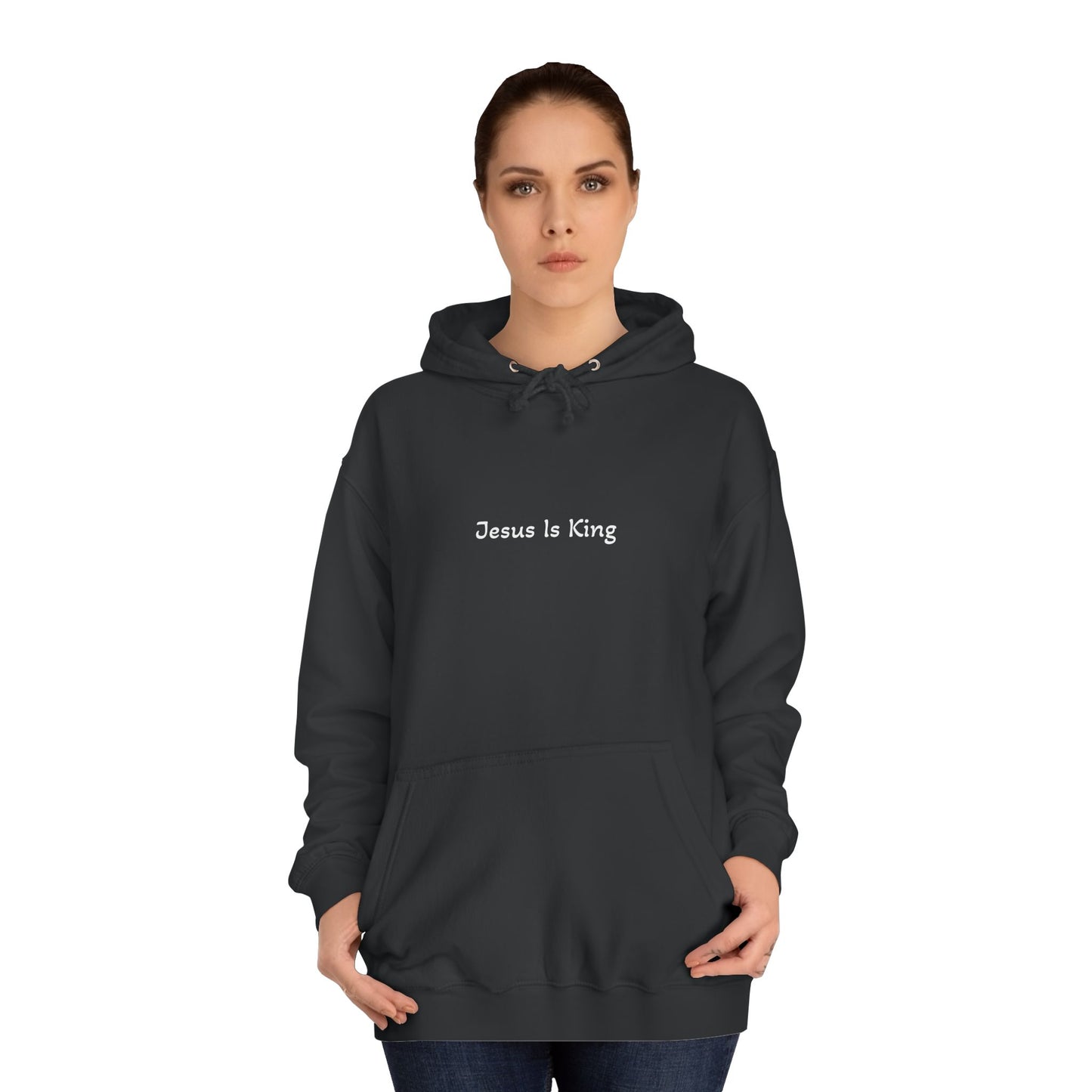 Unisex College Hoodie with Inspirational Design - God is Good, Comfortable Sweatshirt for Students