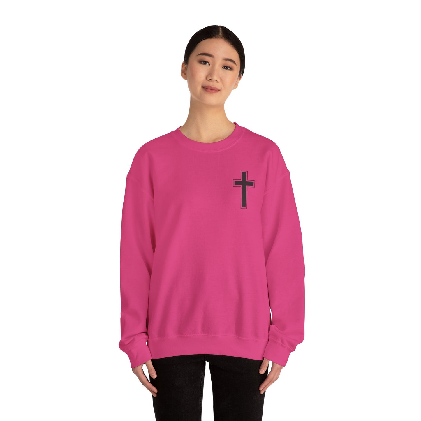 Faith-Inspired Crewneck Sweatshirt | Comfortable & Stylish Christian Apparel, Perfect for Everyday Wear, Inspirational Gifts, Proverbs 31:25