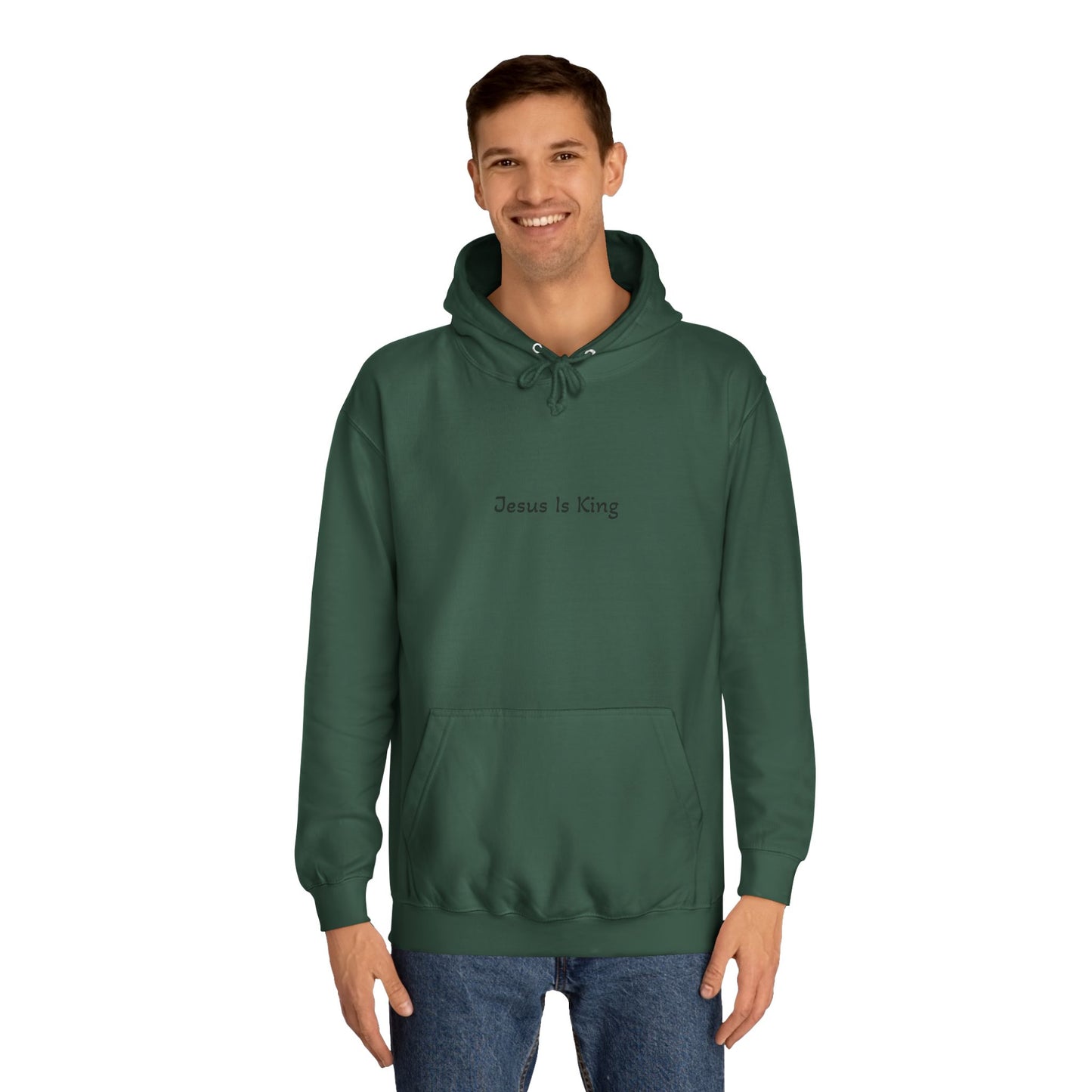 Unisex College Hoodie with Inspirational Design - God is Good, Comfortable Sweatshirt for Students