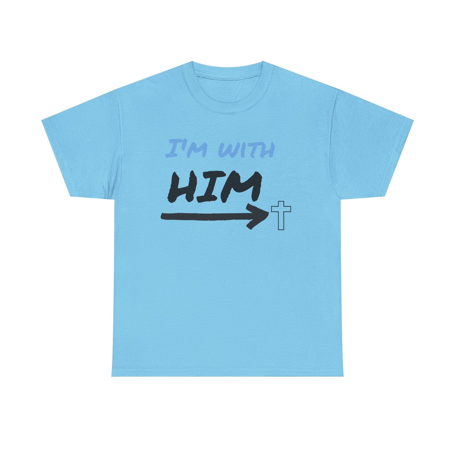 Faith-Inspired Unisex Heavy Cotton Tee, Christian T-Shirt, Gift for Believers, Casual Wear, Church Events, Inspirational Apparel