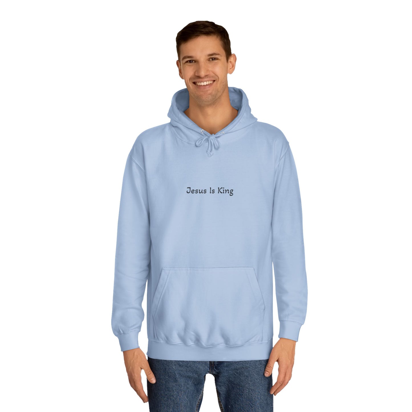 Unisex College Hoodie with Inspirational Design - God is Good, Comfortable Sweatshirt for Students