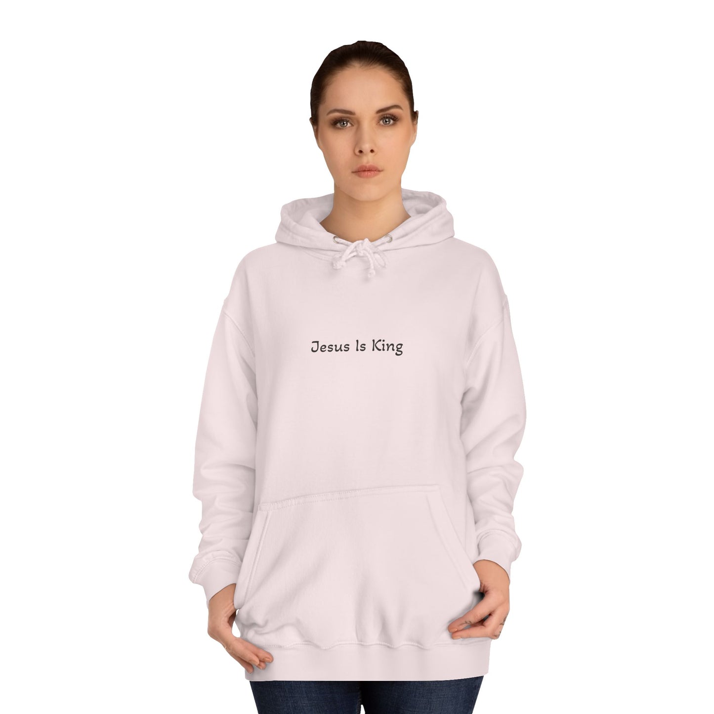Unisex College Hoodie with Inspirational Design - God is Good, Comfortable Sweatshirt for Students