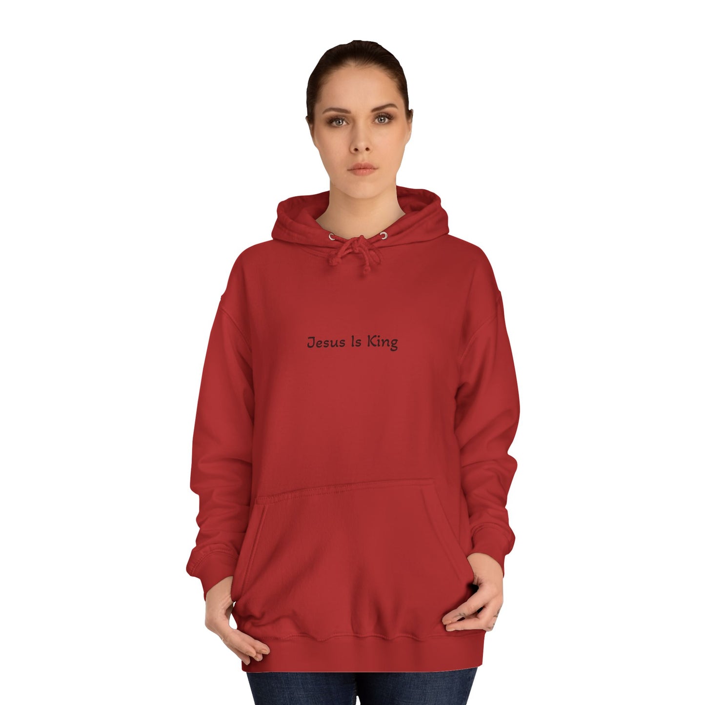Unisex College Hoodie with Inspirational Design - God is Good, Comfortable Sweatshirt for Students