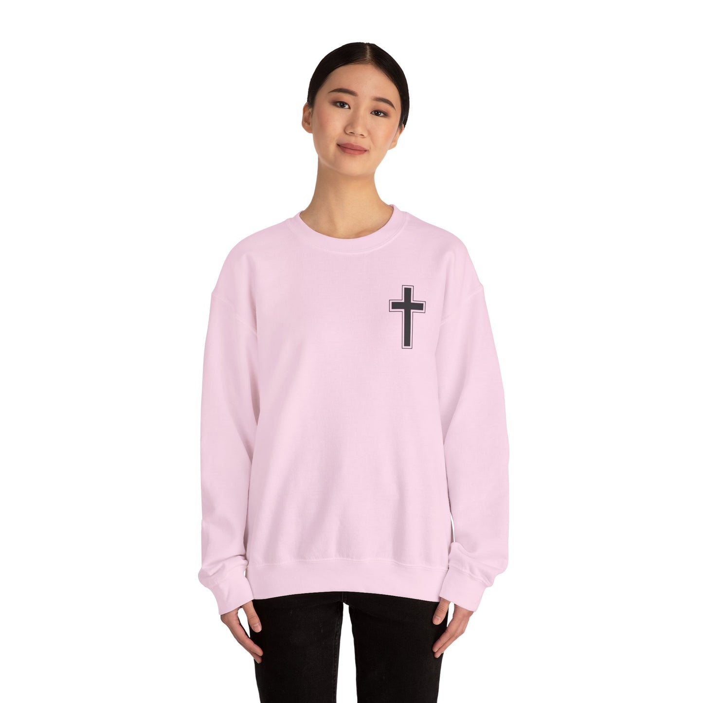 Faith-Inspired Crewneck Sweatshirt | Comfortable & Stylish Christian Apparel, Perfect for Everyday Wear, Inspirational Gifts, Proverbs 31:25