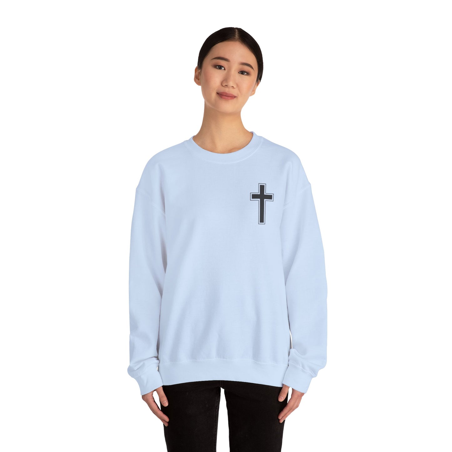 Faith-Inspired Crewneck Sweatshirt | Comfortable & Stylish Christian Apparel, Perfect for Everyday Wear, Inspirational Gifts, Proverbs 31:25