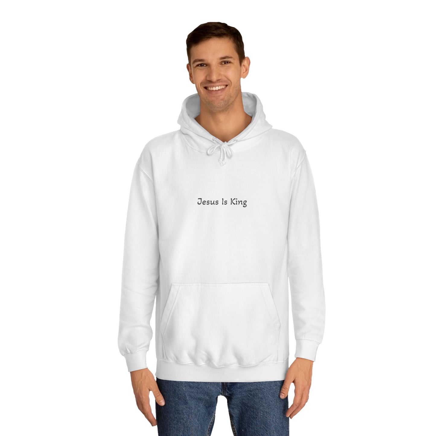 Unisex College Hoodie with Inspirational Design - God is Good, Comfortable Sweatshirt for Students