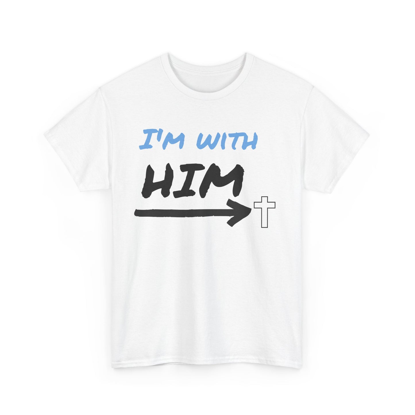 Faith-Inspired Unisex Heavy Cotton Tee, Christian T-Shirt, Gift for Believers, Casual Wear, Church Events, Inspirational Apparel