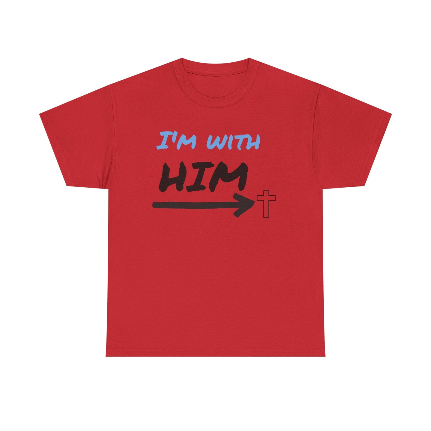 Faith-Inspired Unisex Heavy Cotton Tee, Christian T-Shirt, Gift for Believers, Casual Wear, Church Events, Inspirational Apparel