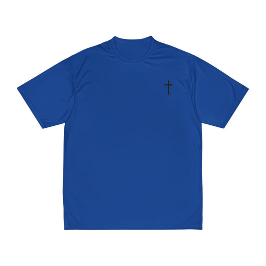 Christian Performance T-Shirt, Gym Shirt, Faith-Based Apparel, Inspirational Workout Tee, Men's Activewear, Gifts for Him